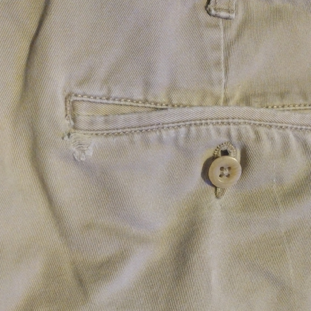 Madison Men's Tan Flat Front Shorts - Picture 6 of 6